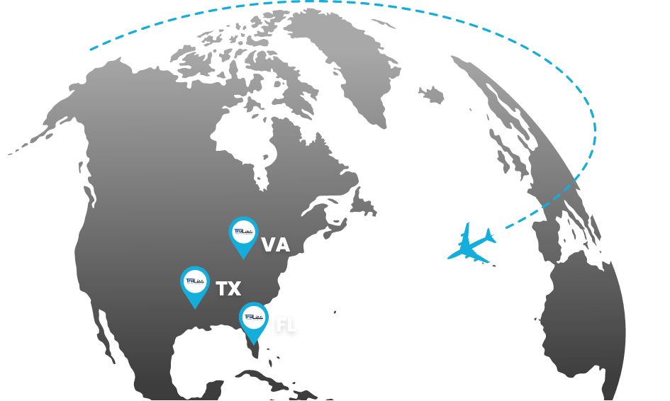 TruLine is operating out of TX, VA and FL with a global reach